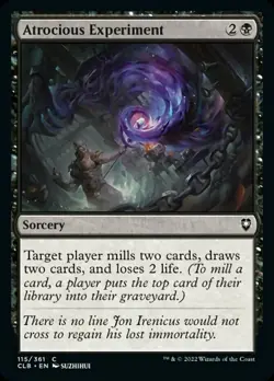 Atrocious Experiment x1 - Commander Legends: Battle for Baldur's Gate - NM-Mint, - Image 1