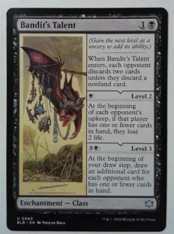 Bandit's Talent *Uncommon* Magic MtG x1 Bloomburrow - Image 1