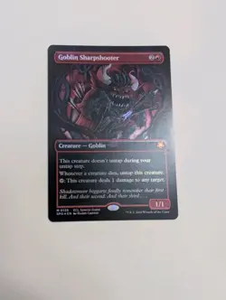 MTG - Goblin Sharpshooter (Borderless Foil) - Lorwyn Eclipsed NM/M Condition - Image 1