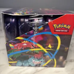 Lot 10 Sealed Mini Tins Pokemon TCG Mega Evolution Mega Heroes w/ Display Box B - Image 5