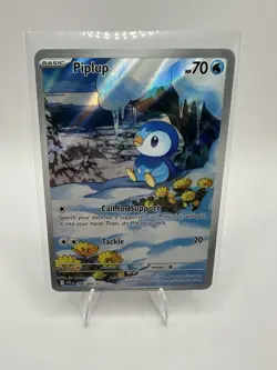 Pokemon TCG - Piplup Illustration Rare - Phantasmal Flames 98/94 NM - Image 1