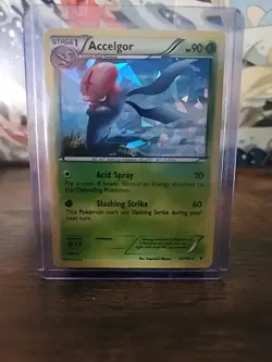Accelgor 12/101 Holo BW Noble Victories Cracked Ice Holo Rare Pokemon - Image 1