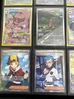 Pokemon TCG Destined Rivals Illustration Rare Lot Of 9 Kangaskhan Greedent - Image 5