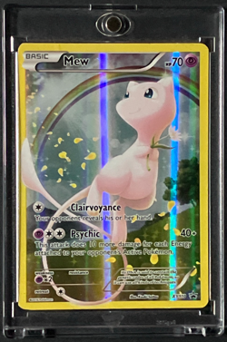 Pokemon Mew TCG XY110 Holo Black Star Promo Full Art 2016 - Image 1