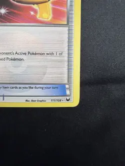 Pokemon Dark Explorers Pokemon Catcher 111/108 Secret Rare - Image 3