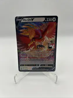 140/195 Ho-oh V Prize Pack Series Stamped Play Pokemon TCG Silver Tempest - Image 1