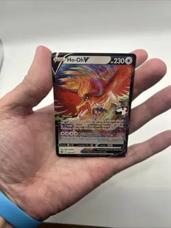 140/195 Ho-oh V Prize Pack Series Stamped Play Pokemon TCG Silver Tempest - Image 4