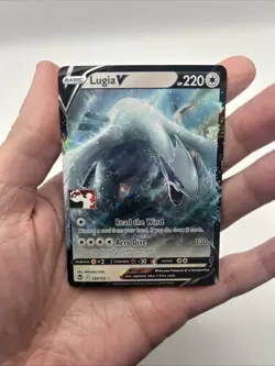 138/195 Lugia V Prize Pack Series Stamped Play Pokemon TCG Silver Tempest - Image 3