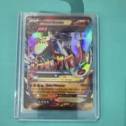 Pokemon TCG Primal Groudon EX Full Art Ultra Rare Primal Clash Holo 86/160 - Image 1
