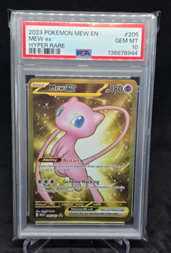 2023 Pokemon Mew ex 205/165 - Sv: Scarlet & Violet 151 Holo Hyper Rare PSA 10 - Image 5
