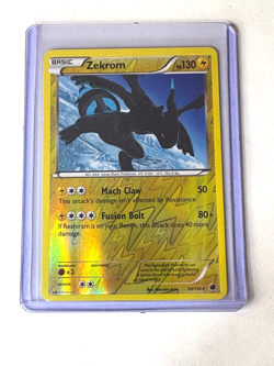 Zekrom [Reverse Holo] #39 Pokemon Plasma Freeze NM - Image 1