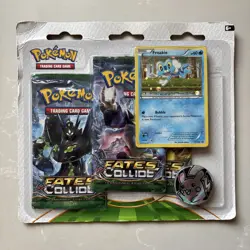 Pokemon TCG XY Fates Collide 3 Booster Pack Blister Froakie Promo SEALED - Image 1