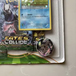 Pokemon TCG XY Fates Collide 3 Booster Pack Blister Froakie Promo SEALED - Image 4