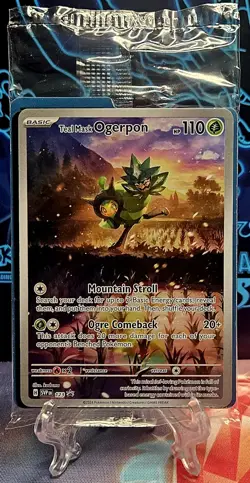 SEALED Pokemon Teal Mask Ogerpon SVP 123 Black Star Promo Twilight Masquerade - Image 1