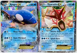Pokemon TCG Kyogre EX XY41 & Gyarados EX XY106 Black Star PROMO Ultra RARE Holo - Image 1