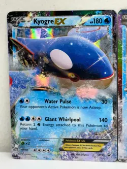 Pokemon TCG Kyogre EX XY41 & Gyarados EX XY106 Black Star PROMO Ultra RARE Holo - Image 4
