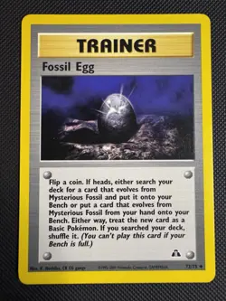 Pokemon TCG | Fossil Egg 72/75 | Uncommon | Neo Discovery - Image 1