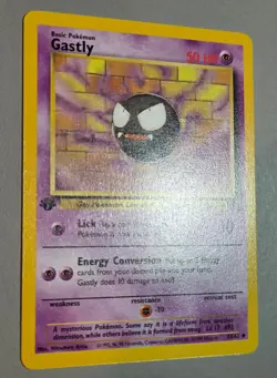 Gastly # 33/62 1.Edition Uncommon Fossil 2000 Pokemon EN Near Mint-Mint Vintage - Image 3