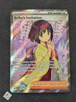 Erika's Invitation 196/165 - Scarlet & Violet 151 Full Art Pokemon TCG NM - Image 1