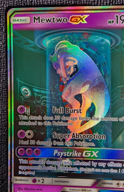 Pokemon TCG Mewtwo GX Shining Legends Secret Rare 78/73 Holo LP - Image 4