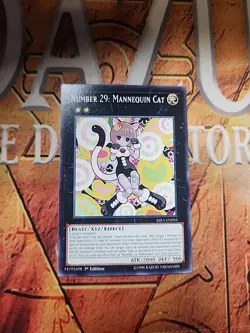 Number 29: Mannequin Cat - RIRA-EN093 Common 1st Ed NM Yugioh - Image 1