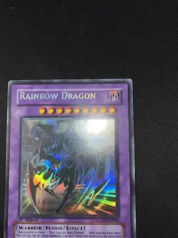 RAINBOW DRAGON ELEMENTAL HERO CHAOS NEOS MISPRINT GHOST RARE YUGIOH MINT - Image 3