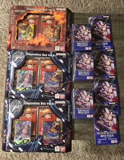 One Piece Illustration Box Vol 5 And 6 Bundle Brand New In Hand 10 Items In Lot - Image 1
