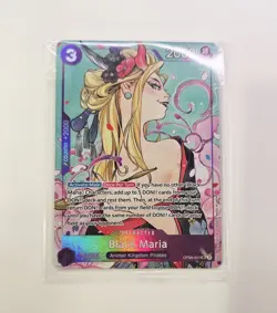 One Piece CCG BLACK MARIA OP08-074 SR Illustration Box Volume 2 Promo SEALED 💯 - Image 1