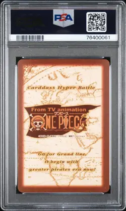 2001 One Piece Carddass Hyper Battle Ace C513 Grand Line PSA 9 Mint - Image 2