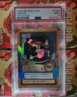 2001 One Piece Carddass Hyper Battle 7th Stage #C349 Laboon PSA 9 MINT - Image 3