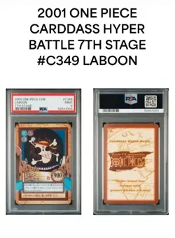 2001 One Piece Carddass Hyper Battle 7th Stage #C349 Laboon PSA 9 MINT - Image 5
