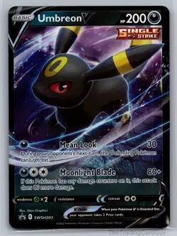 Umbreon V Promo SWSH: Sword & Shield Promo Cards SWSH203 NM - Image 1
