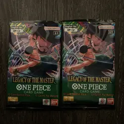 2x Legacy of the Master Booster Pack One Piece Card Game OP-12 English OP12 2x - Image 1
