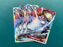 Gallantmon EX2-011 Playset Digital Hazard Digimon Card Game x4 - Image 1
