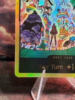 One Piece TCG DON!! Card (Egghead) (Gold) The Azure Sea's Seven Foil - Image 3