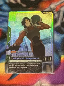 Allelujah Haptism Alternate Art Foil St07-012 C Gundam TCG Card Game NM - Image 1
