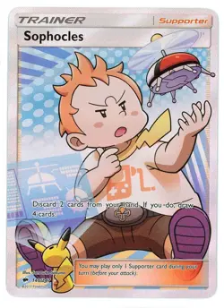 Sophocles 146/147 Burning Shadows Full Art Pokemon Card - Image 1