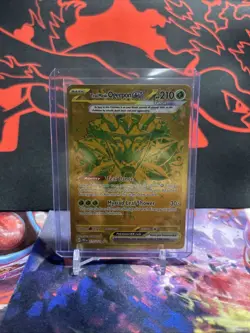 Pokemon TCG SV Prismatic Evolutions Teal Mask Ogerpon EX Gold Card 177/131 - Image 1