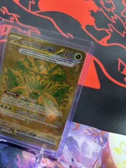 Pokemon TCG SV Prismatic Evolutions Teal Mask Ogerpon EX Gold Card 177/131 - Image 2