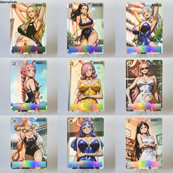9×One Piece Doujin Card Bunny Girl Series 3 of 3 Goddess Waifu Custom DIY KC - Image 1