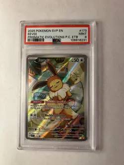 Eevee 173 Pokemon Center Exclusive Promo PSA 9 TCG SV Promo Cards - Image 1