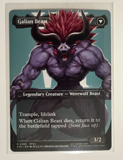 MTG - Final Fantasy - Vincent Valentine Borderless - Rare 0383 - Image 2