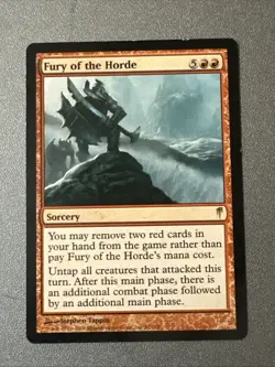 Fury Of The Horde X1 Coldsnap Cold Snap Ex Condition See Pics Front/back - Image 1