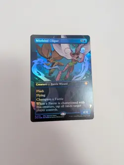 MTG - Mistbind Clique (Borderless Foil) - Lorwyn Eclipsed NM/M Condition - Image 1