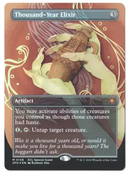 MTG Thousand-Year Elixir #0148 Special Guest Lorwyn FOIL Mythic NM IN HAND - Image 1