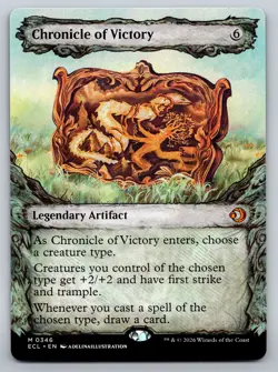 Lorwyn Eclipsed Chronicle of Victory Mythic 346 Borderless Magic the Gathering - Image 1