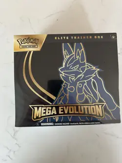 Pokemon TCG: Mega Evolution Elite Trainer Box Lucario New Sealed ETB - Image 1