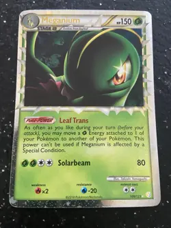 Pokemon TCG Meganium Prime - 109/123 - HeartGold & SoulSilver - Image 1