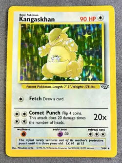 Pokemon TCG Kangaskhan 5/64 Jungle Unlimited Holo Rare - Image 1