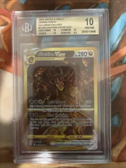 Pokemon Giratina VSTAR Crown Zenith Secret Rare Full Art #GG69 BGS 10 Pristine - Image 1